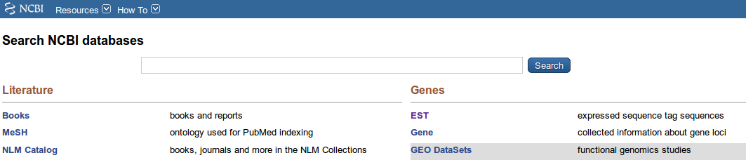 Genbank query